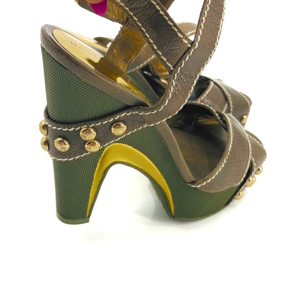 NEW!! Marc by Marc Jacobs Stud High Heels Sandals - Picture 4 of 7
